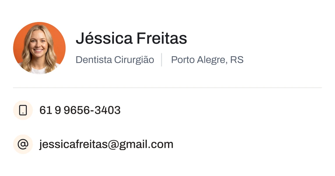 Prévia da criação de conta no OdontoMatch